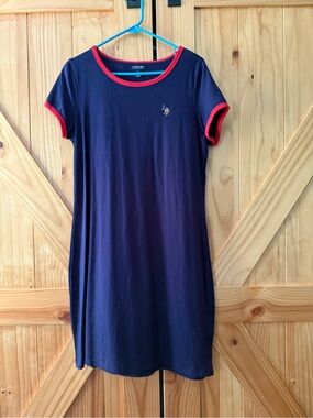 U.S. Polo Assn. Navy Top with Red Trim